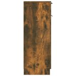 vidaXL Armoire de bain Chêne fumé 32x34x90 cm Bois d'ingénierie