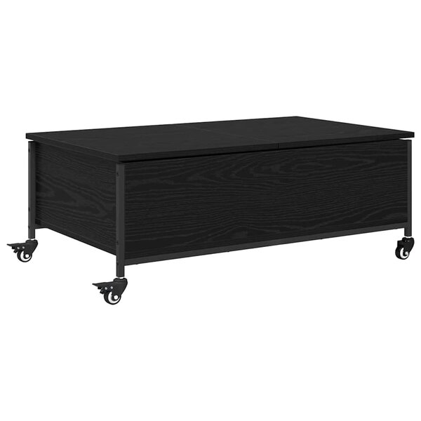 vidaXL Table basse Chêne noir 91 x 55 x 32 cm Bois d'ingénierie