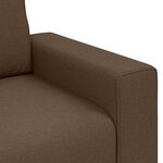 vidaXL Canapé Marron 100 x 80 x 82 cm tissu