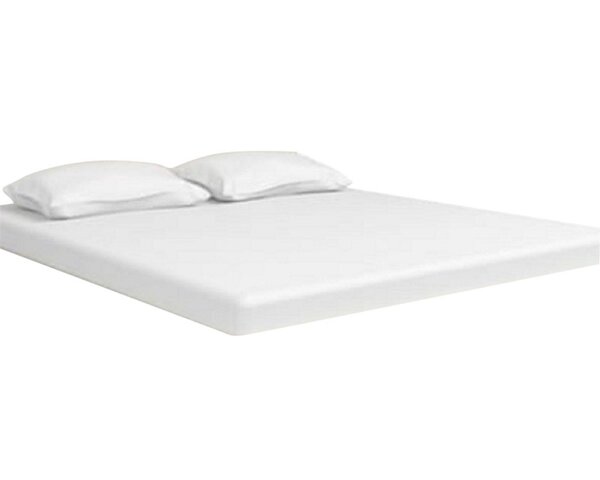 Ensemble drap housse 180 x 200 et Taie d'oreiller - Blanc