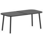 vidaXL Ensemble de salle à manger pour jardin 4 Pièces Marron polyrotin