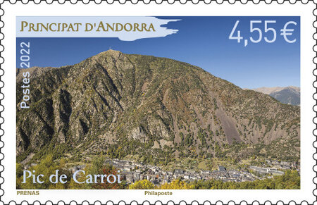 Timbre Andorre - Pic de Carroi