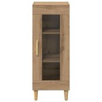 vidaXL Buffet Chêne artisanal 34 5 x 32 5 x 90 cm Bois d'ingénierie