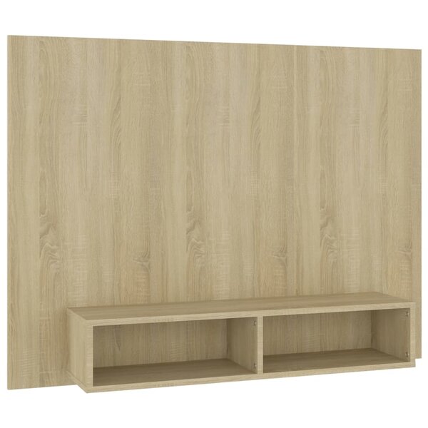 vidaXL Meuble TV mural Chêne Sonoma 120x23 5x90 cm Bois d’ingénierie