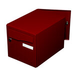 Préface 2 portes rouge pourpre brillant 3004b