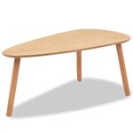 vidaXL Ensemble de tables basses 2 Pièces Bois de pin massif Marron