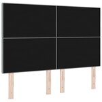 Tête de lit vidaXL en tissu gris clair avec boutons 160 cm