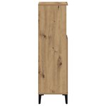 vidaXL Armoire de salle de bain chêne artisanal 30x30x100 cm