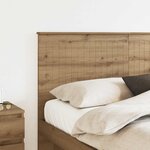 vidaXL Tête de lit Chêne artisanal 160 cm Bois d'ingénierie