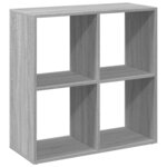vidaXL Étagère séparatrice de pièce sonoma gris 69 5x29x69 5 cm