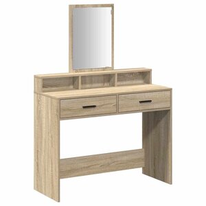 vidaXL Coiffeuse Chêne sonoma 100 x 41 x 140 cm Bois d'ingénierie