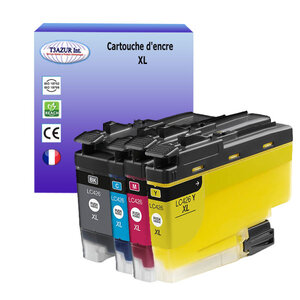 T3AZUR- 4x Cartouches compatibles avec Brother MFC-J4335DW  MFC-J4340DW  MFC-J4540DW  MFC-J4540DWXL  LC426XL