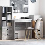 vidaXL Bureau Sonoma gris 80 x 50 x 76 cm Bois d'ingénierie