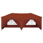 vidaXL Tente de fête pop-up 575 x 288 x 245 cm Terre cuite
