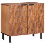vidaXL Ensembles de salle de bain 4 Pièces Acacia Marron Winish