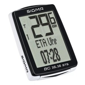 Sigma ordinateur de vélo bc 16.16 sts cad noir