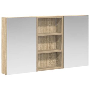 vidaXL Ensemble de Meubles de Salle de Bain 3 Pièces 90 x 10 5 x 50 cm