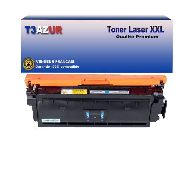 T3AZUR - Toner compatible avec Canon 040 H pour Canon LBP-710Cx  LBP-712Cdn  LBP-712Cx Cyan - 10 000p