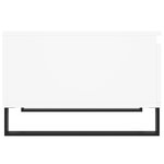 vidaXL Table basse blanc 55x55x36 5 cm bois d'ingénierie