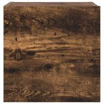 vidaXL Ensemble de meubles TV 3 Pièces Chêne fumé Bois d'ingénierie