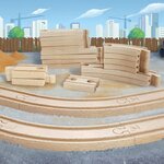 Hape pack d'expansion de chemin de fer e3707