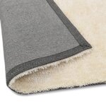 Vidaxl tapis shaggy 120 x 160 cm crème