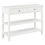 vidaXL Buffet Blanc 110x35x80 cm MDF