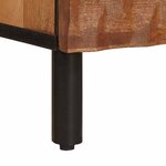 vidaXL Cabinet de chevet Marron 50 x 33 x 60 cm Bois de mangue massif