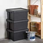 Pack and Move - Boîte Stockage Plastique - 40 x 50 5 x 32 cm - Stockage Outils Bricolage - Ultra Résistant - Réutilisable- 45L