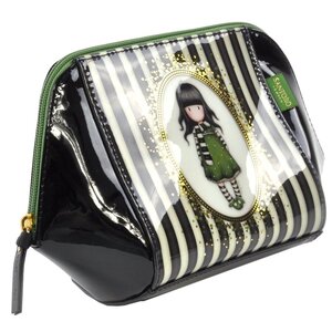 Trousse de beauté gorjuss rayée et verte