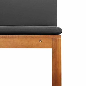 vidaXL Chaise de jardin Marron 100 x 50 x 91cm Bois d'acacia massif