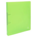 Classeur 2 Anneaux 30 Mm Polypropylène Chromaline - A4 Maxi - Vert - X 15 - Exacompta