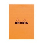 bloc orange n°11 7 4x10 5 80 feuilles agrafées 80g Q.5x5 RHODIA