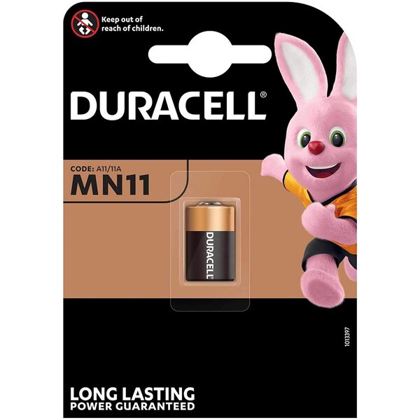 Blister de 1 pile alcaline Sécurity MN 11 6V DURACELL