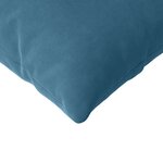 vidaXL Coussins de canapé 2 Pièces Bleu 200 x 40 cm