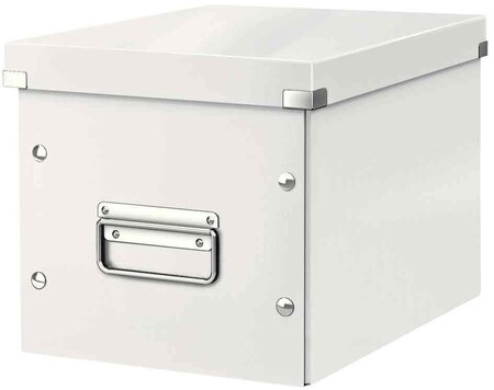 Boîte de rangement Click & Store WOW Cube M, blanc LEITZ