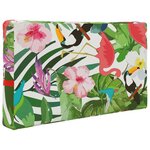 vidaXL Coussin de canapé d'extérieur 2 Pièces coloré Polyester