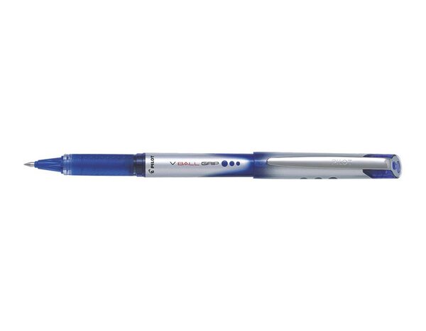Stylo roller V-Ball Grip 07 encre liquide Pointe Moyenne Bleu x 12 PILOT