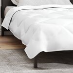 vidaXL Couettes & Duvets Blanc 135 x 220 cm Microfibre