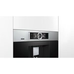 Bosch ctl636es6 machine a café homeconnect - réservoir 2.4l - prépare 2 tasses simultanément - inox