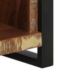 vidaXL Table de chevet 40x30x80 cm bois massif de récupération
