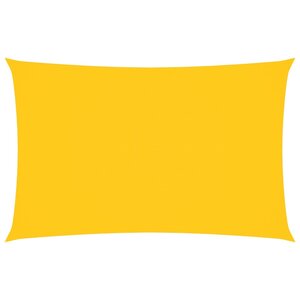 vidaXL Voile de parasol tissu oxford rectangulaire 2x5 m jaune