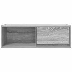 vidaXL Meuble TV sonoma gris 80x31x25 5 cm bois d'ingénierie