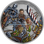 Monnaie SIR LANCELOT Camelot 1 Oz Argent 2$ Niue 2024 (PRÉCOMMANDE)