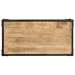 vidaXL Table basse 90x45x35 cm Bois de manguier massif brut