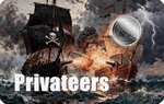 Pièce de monnaie en Platine 12 Dollars g 0.031 (1/1000 oz) Millésime 2026 PRIVATEERS VS PIRATES 1/1000 (PRÉCOMMANDE)