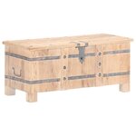 vidaXL Coffre 90x40x40 cm Bois d'acacia solide