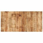 vidaXL Dessus de table 120x60x(1 5-1 6) cm Bois de manguier brut