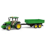 Bruder tracteur avec remorque john deere 5115m échelle 1:16