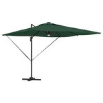 vidaXL Parasol Roma Vert 286 x 285 x 270 cm Aluminium et polyester